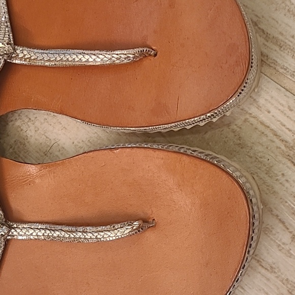 Matisse Silver BLING Leather Sandals in a Size 10! VGUC! - Picture 4 of 7